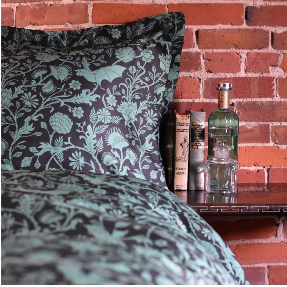 King EMERALD GREEN BATS SHEET SET